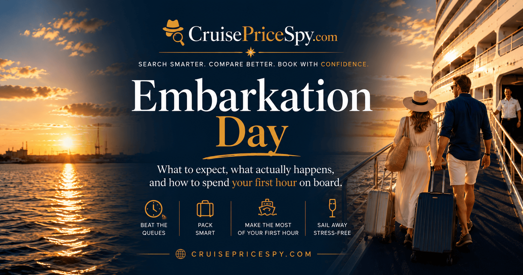 Embarkation Day: What You Expect, What Actually Happens, and How to Spend Your First Hour On Board