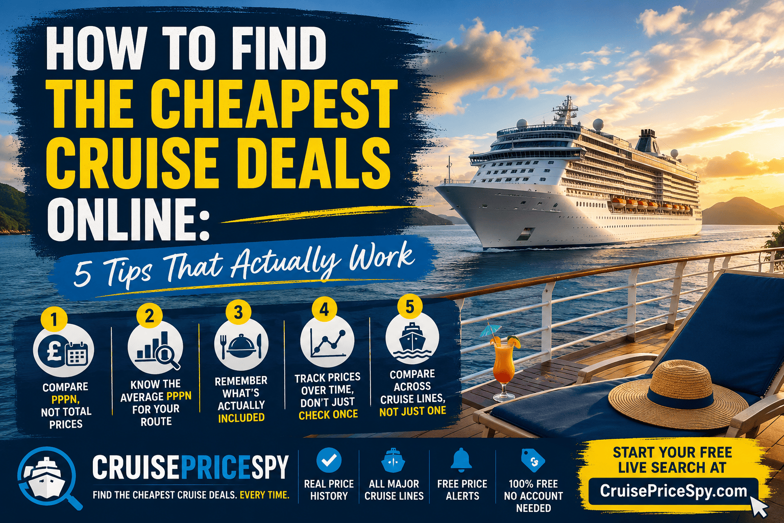 How to Find the Cheapest Cruise Deals Online: 5 Tips That Actually Work