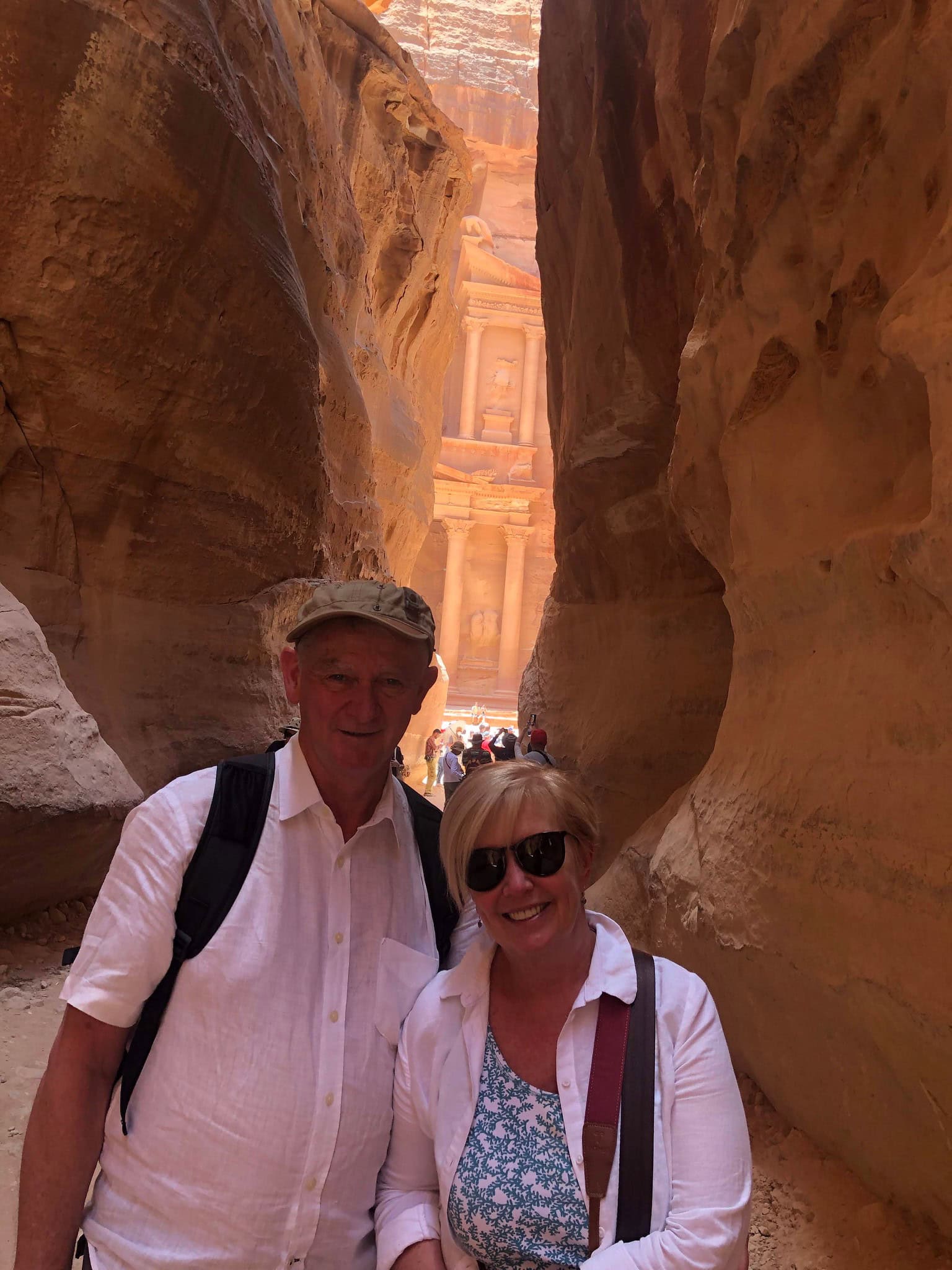 Steve and Gill at Petra