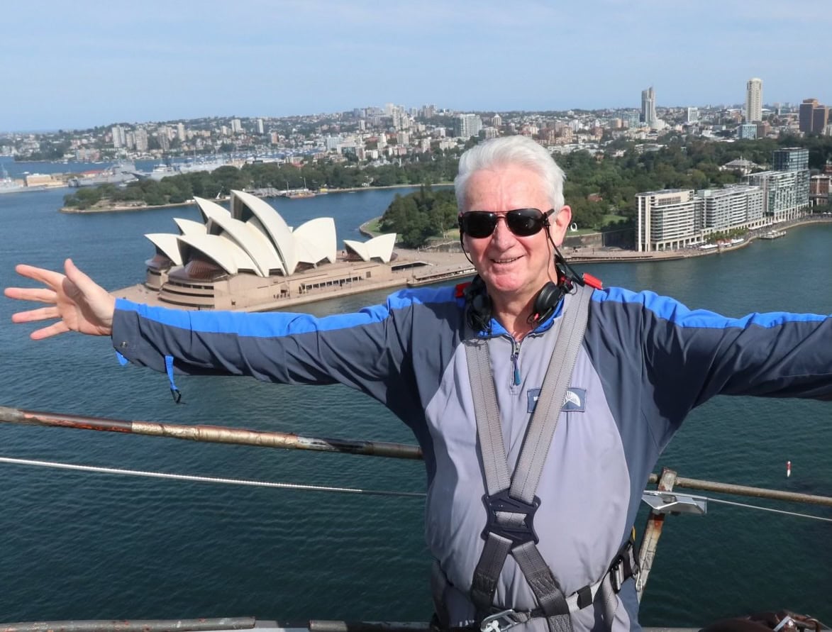 Steve and Gill in Sydney