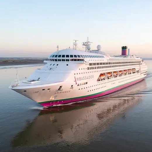 Ambassador Cruises Ambience ship at sea